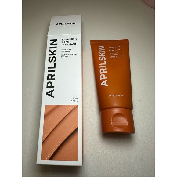 APRILSKIN Carrotene IPMP 3-Min Quick Dry Pore Caring Clay  3.52oz - Picture 1 of 8